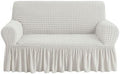 NICEEC Loveseat Covers Washable Love Seat Couch Covers Slipcover with Skirt