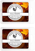 Lemon Sugar - USA Made Soy Wax Melts, 2 Pack, 6 oz (Fall Night 2pk)