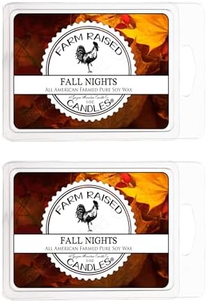 Lemon Sugar - USA Made Soy Wax Melts, 2 Pack, 6 oz (Fall Night 2pk)