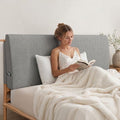 ENITYA Upholstered Headboard Pillow Queen,Bed Frame Mount,High Density Foam