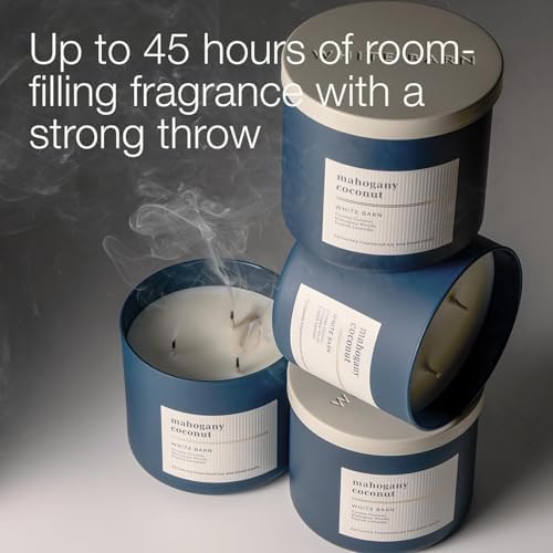 Bath & Body Works 3-Wick Candle, Mahogany Coconut, 14.5 oz, 2 Pack