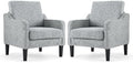 VINGLI Accent Chairs Set of 2, Chenille Upholstered Armchair Living Room