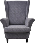 HZDHCLH Wingback Chair Slipcovers 2 Piece,Stretch Spandex Wingback Chair Covers for Living Room Armchair,Washalbe Sofa Slipovers