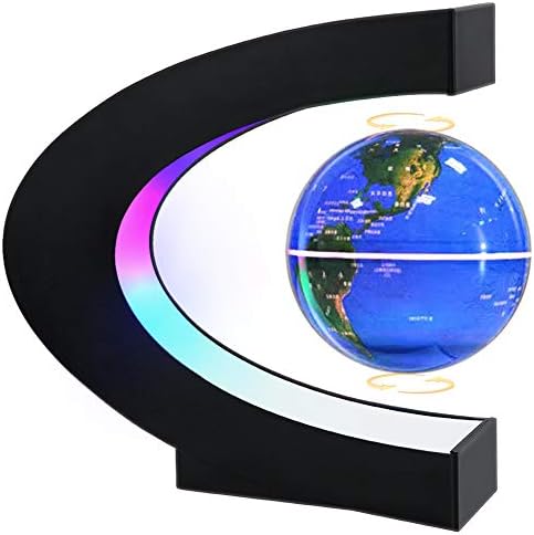 Magnetic Levitating Globe with LED Light, Cool Tech Gift for Men Father