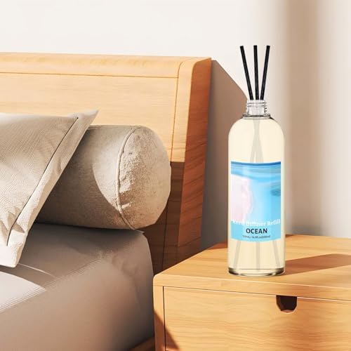 STRN Ocean Reed Diffuser Oil Refill, Scented Diffuser with Stick 500ML