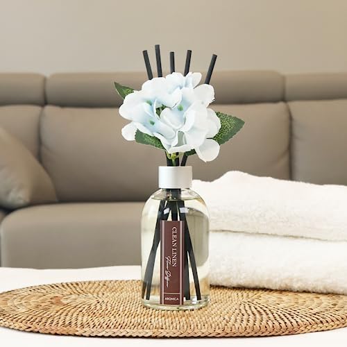 Aronica Clean Linen Reed Diffuser for Bathroom Decor, Room Fresheners for Home Long Lasting, Accesorio Para Hogar, House Registry Idea, Bathroom Smelling Good, Aesthetic Room Decor, Apartment House