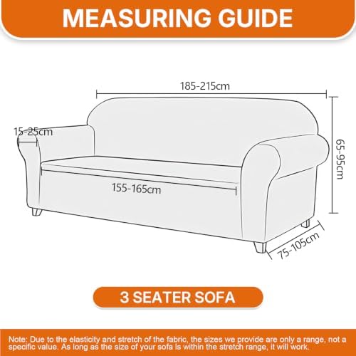 XINEAGE Stretch 3 Seater Slipcover, Non-Slip Pet Couch Cover,Dark Green