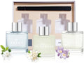 3 Pack Fragrance Reed Diffuser, 50 ML Gardenia Jasmine White Tea Freesia Aromatherapy Scent Diffuser Set with 12 Black Fiber Sticks,Air Freshener for Bedroom Bathroom Office