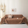 MEETSKY Couch Cover for Pets Sofa Cover for 3 Cushion Couch Sofa Oversized Sofa Slipcovers Sectional Sofa Covers Washable, Sofa Throw Couch for Dogs Couch Protector, 91"x 150"，Camel