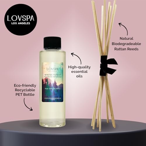 Reed Diffuser Refill Oil, Winter Forest 4 fl oz, Spa Aroma, Room Fragrance