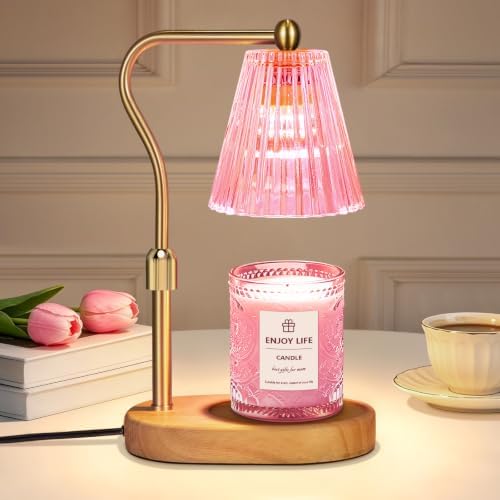 seenlast Pick Candle Warmer Lamp with Timer Dimmer Adjustable Height,Mothers Day Gifts,Electric Wax Warmer Vintage Home Decor for Scented Jar Candles,Birthday Gifts for Women