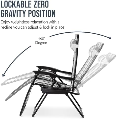 Best Choice Products Set of 2 Extra Wide Zero Gravity Chair Recliner