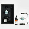 Levitating Asteroid Decor with Fragrance Diffuser: Add a Touch of Magic to Your Space (Bergamot, Peacock Green)
