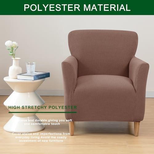 CRFATOP Accent Chair Cover, Stretch Armchair Slipcover for Living Room,B06