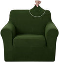 U-NICE HOME Stretch Recliner Chair Cover Armchair Slipcover, Bronze Green