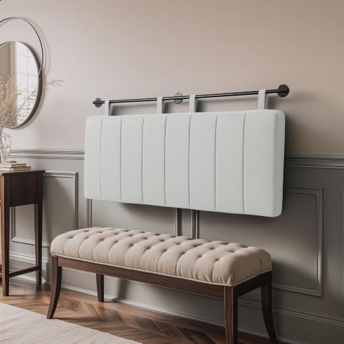UEV Queen Headboard Only, Wall Mounted Hanging Upholstered Bed Head Board