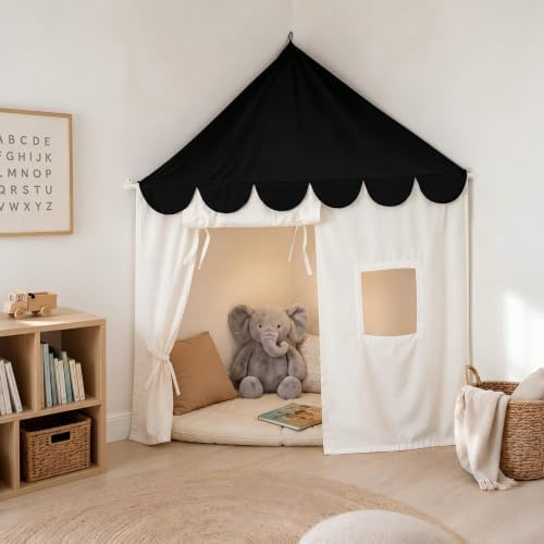 Reading Nook Tent Large Flax Reading Corner Canopy Decoration