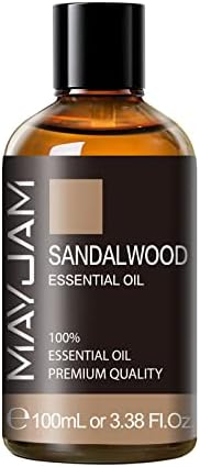MAYJAM Sandalwood Essential Oil for Diffuser Soap Candle Making, 3.38FL.OZ