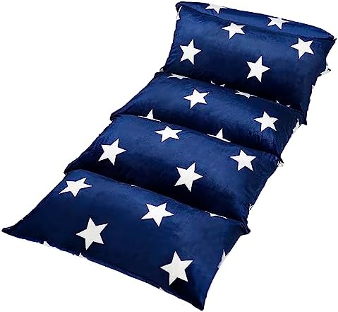 Butterfly Craze Floor Pillow Cover Plush Folding Lounger Bed Cushion Case