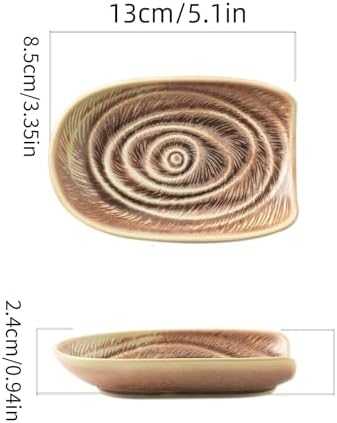 Ceramic Spoon Rest, Utensil Rest for Stove, Counter & Coffee Bar