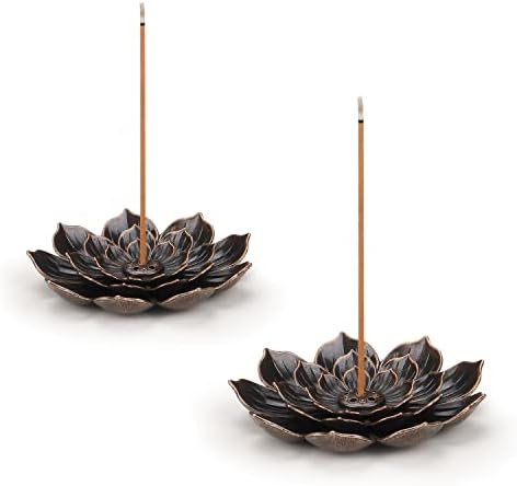 SLKIJDHFB Incense Burner - Lotus Incense Stick Holder 2Pcs