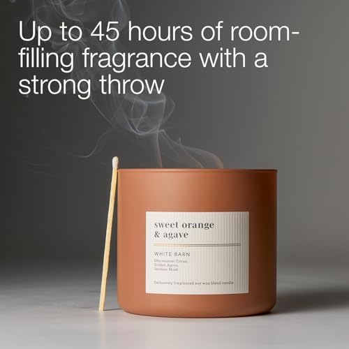 Bath & Body Works 3-Wick Candle, Sweet Orange & Agave, 14.5 oz, 2 Pack
