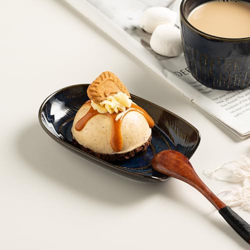 Ceramic Spoon Rest for Stove Top, Spoon Holder for Kitchen Counter
