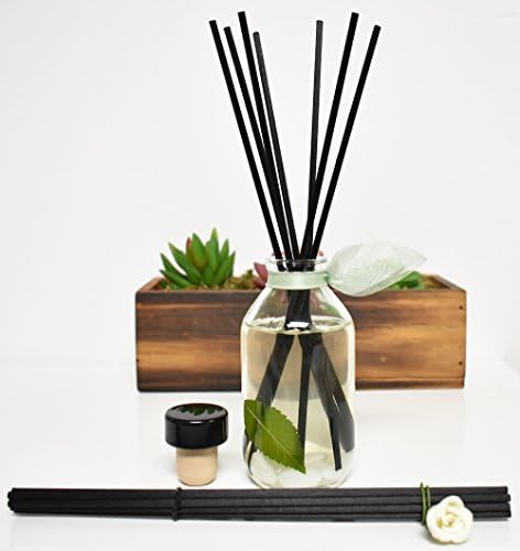 Reed Diffuser Set - Zen White Tea & Ginger Scented Diffuser with Sticks