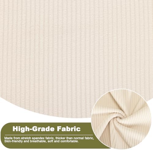 NILUOH Wingback Chair Covers 2-Piece, Armchair Slipcovers for Living Room