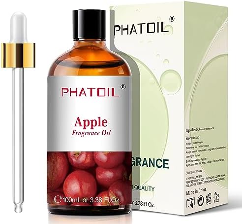 PHATOIL Apple Fragrance Oil for Diffuser Aromatherapy 3.38FL.OZ