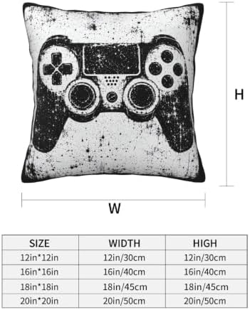 Rock Music Decorative Throw Pillow Covers 18x18 Inch Set of 4