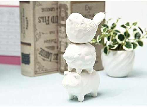 Aroma Ceramic Stone Diffuser [Made in Japan] Aromatherapy Passive Essential Oil Diffuser, Non-Electric Eco-Friendly, Unique, Cute, Animal, Design for Women, Men, and Gifts (3pcs Set)