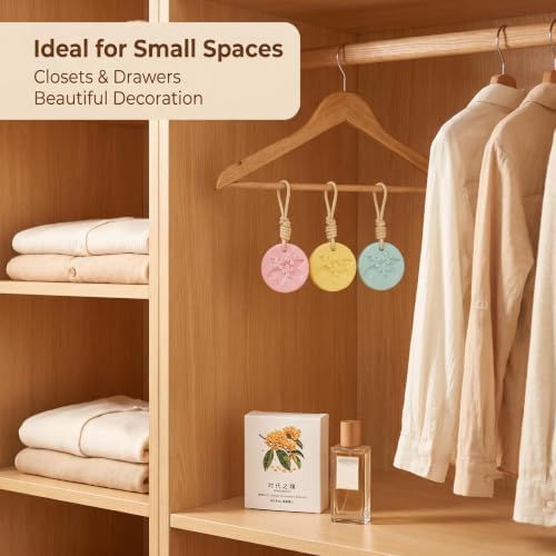 Plaster Aroma Tester 3 Pack, Three Colors, Osmanthus, Unscented
