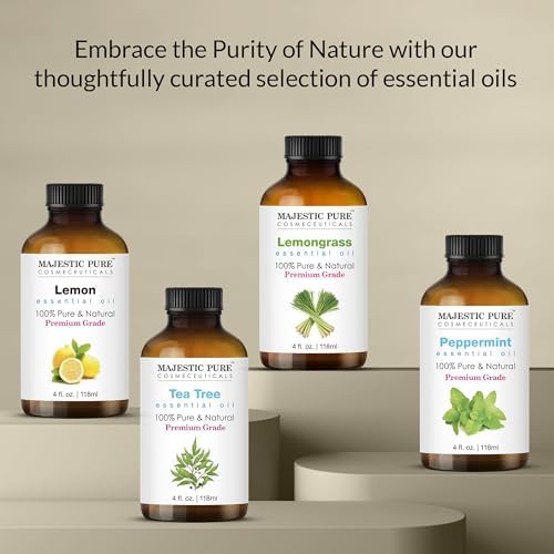 Majestic Pure Eucalyptus Essential Oil for Diffuser - 4 Fl Oz
