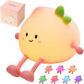 Peach Silicone Dimmable Sleeping and Decoration Nightlight