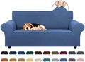 KEKUOU Stretch Loveseat Couch Cover, 2 Cushion Couch Slipcover,Riverside