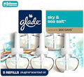 Glade PlugIns Air Freshener Refills, Sky & Sea Salt, 5 Count