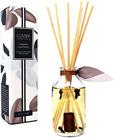 Reed Diffuser Set - Cinnamon & Clove Buds Scented Diffuser with Sticks