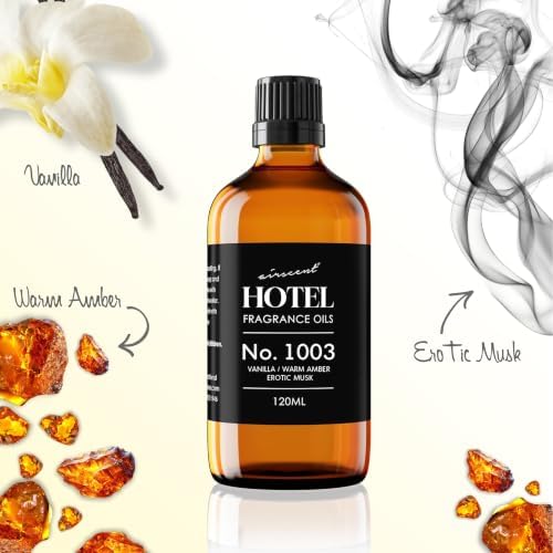 AirScent Hotel Diffuser Oil No. 1003 - Vanilla Warm Amber Musk - 120 mL