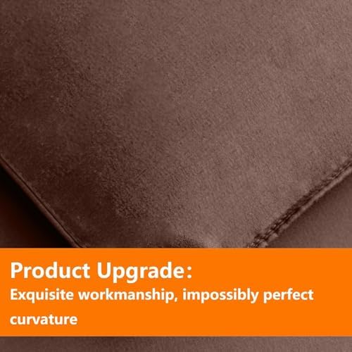 TAIMIT Brown Full Size Comforter Set - 7 Pieces, Bed in a Bag Bedding Sets with All Season Soft Quilted Warm Fluffy Reversible Comforter,Flat Sheet,Fitted Sheet,2 Pillow Shams,2 Pillowcases