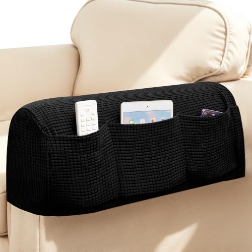 SUBRTEX Stretch Couch Arm Covers Set of 2, Non-Slip Sofa Armrest Slipcovers