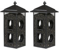 Perky-Pet Fly-Thru Wild Bird Feeder, 2 lb Seed Capacity (Pack of 2)