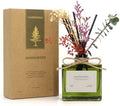 Reed Diffuser, 6.09 oz Earthy Sandalwood Scent Diffuser with Sticks & Dried Flowers, 120 Days Long Lasting diffusers for Home, Elegant Fragrance for Bathroom Bedroom Office Decor Air Fresh
