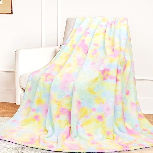 MUGD Blankets Fuzzy Soft Fleece Throw Blanket Cozy Soft Warm Throw Blanket for Bed
