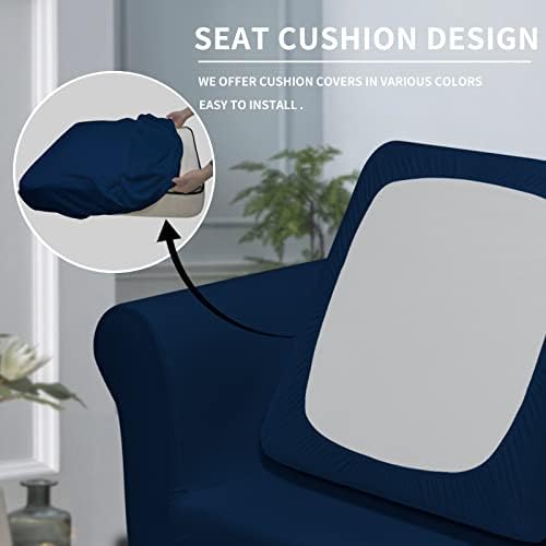 Easy-Going 2 Pieces Stretch Sofa Slipcover for Armchair Washable