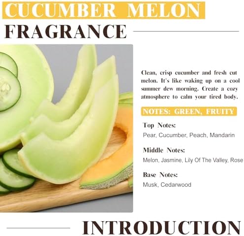 EUQEE Cucumber Melon Fragrance Oil for Laundry, Spray 2.02 Fl oz/ 60ml