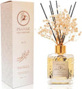 PEANÄK Reed Diffuser Set - Coconut Vanilla 6.7 fl oz | Scented Oil Diffuser with 8 Sticks for Bathroom Shelf Decor & Home Fragrance