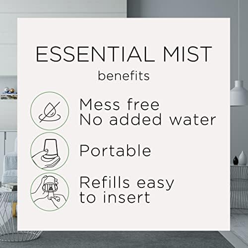 Air Wick Essential Mist Refill, 5 ct | Mandarin & Sweet Orange | Essential Oils | Air Freshener | Pack of 2
