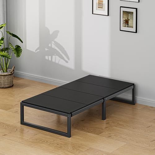 Lutown-Teen Bunkie Board Twin XL High-Density Polymer Bed Support, Black