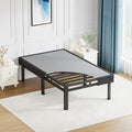 18" Twin All-in-One Box Spring, Metal Mattress Foundation with 6 Legs